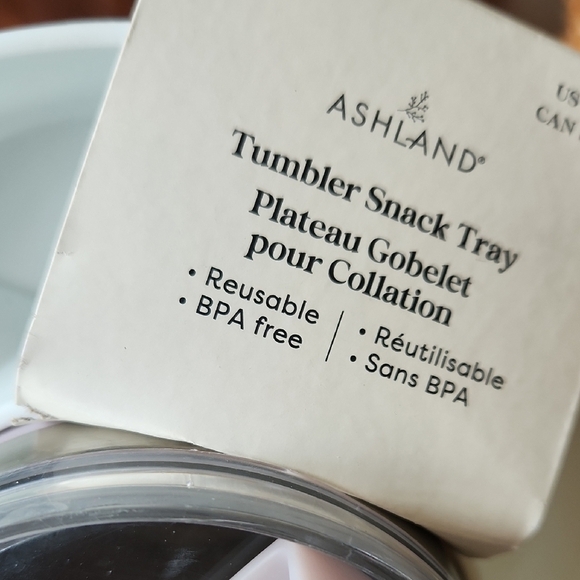 Ashland Tumbler Snack Tray White - Picture 2 of 9